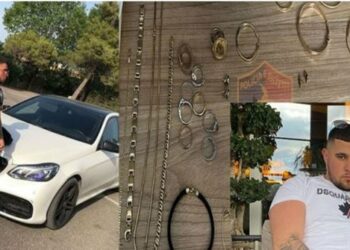 Pa rrip sigurimi, me xhama të zinj ! Si u kap në timon Havier Dobi pas megavjedhjes. Me eurot e vjedhura bleu dy benza