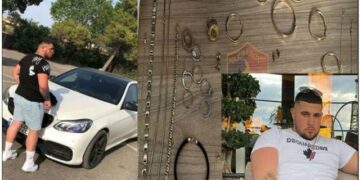 Pa rrip sigurimi, me xhama të zinj ! Si u kap në timon Havier Dobi pas megavjedhjes. Me eurot e vjedhura bleu dy benza