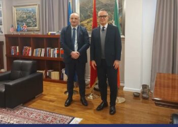 Italia vlerson KLSH, Ambasadori Bucci takim me Arben Shehun: Rritja ekonomike kërkon transparencë për fondet e prokurimet
