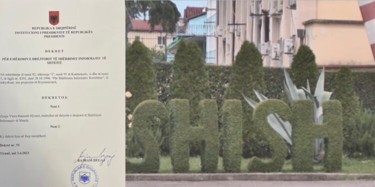 Dekreti i Begajt, Vlora Hyseni merr drejtimin e SHISH-it. E prezanton Kryeministri Rama