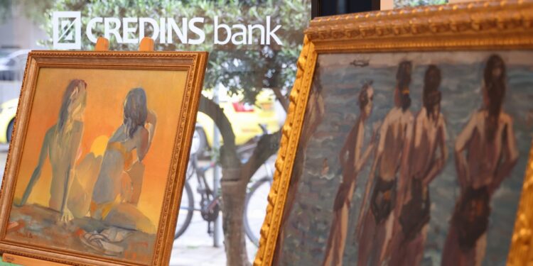 20 vite Credins Bank, Çelet ekspozita “Arti në rrugëtimin tonë”