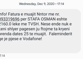 Vodafone – Kompania e vjedhjeve me stil, Denoncimi i gazetarit Osman Stafa për kontratën