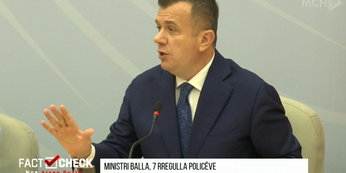 Ministri Balla 7 rregulla policisë/ FactCheck zbardh Kodin e Etikës vendosur në hyrje të komisariateve