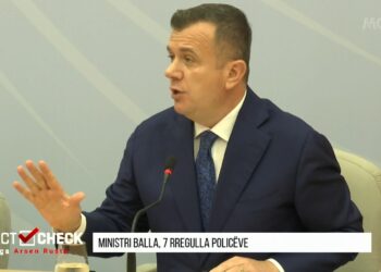 Ministri Balla 7 rregulla policisë/ FactCheck zbardh Kodin e Etikës vendosur në hyrje të komisariateve