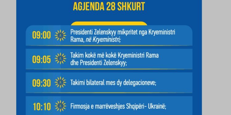 Volodymyr Zelenski për herë të parë në Tiranë/ Pamje nga super eskorta