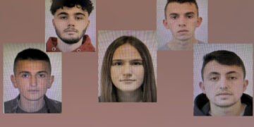 Njihuni me 5 trafikantët e kallashnikovëve, pjesë e grupit një police e burgjeve / Nga Shkodra në Tiranë (Foto) / Gjykata i lë në qeli