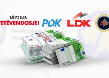 Raporti i financiar: Vetëvendosja partia më e pasur në Kosovë, pasuar nga PDK dhe LDK