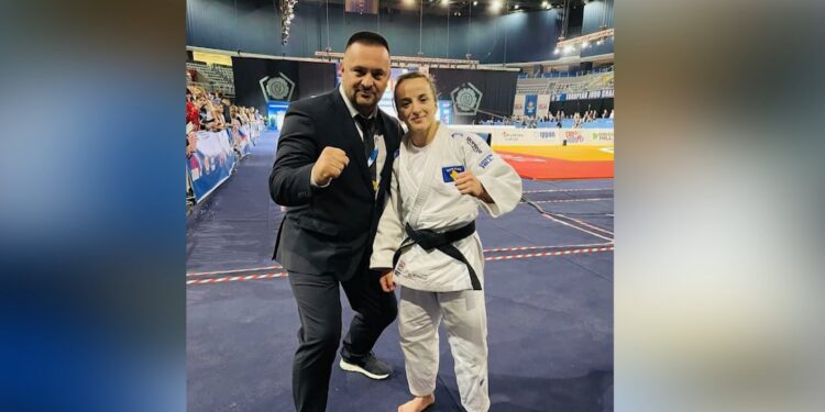 Distria Krasniqi shpallet kampione Europe në xhudo