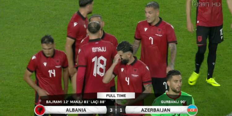 Rruga drejt Euro 2024, Shqipëria mposht Azerbajxhanin 3-1