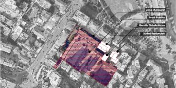 Kulla me 41 kate në prona publike nga Komuna e Parisit tek Inxhinieria, ja plani