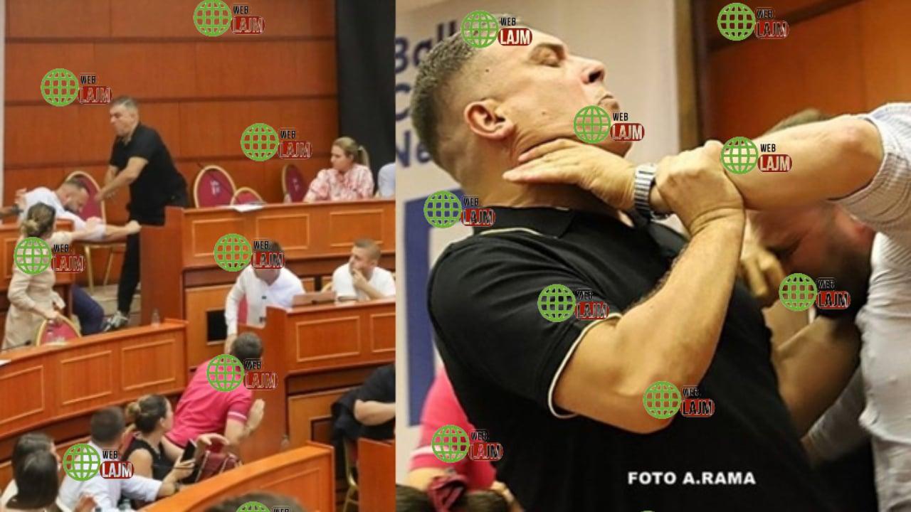 Përplasje fizike në mbledhjen e Këshillit Bashkiak/ Këshilltari i Partisë së Lirisë shoqërohet nga policia, reagon Veliaj