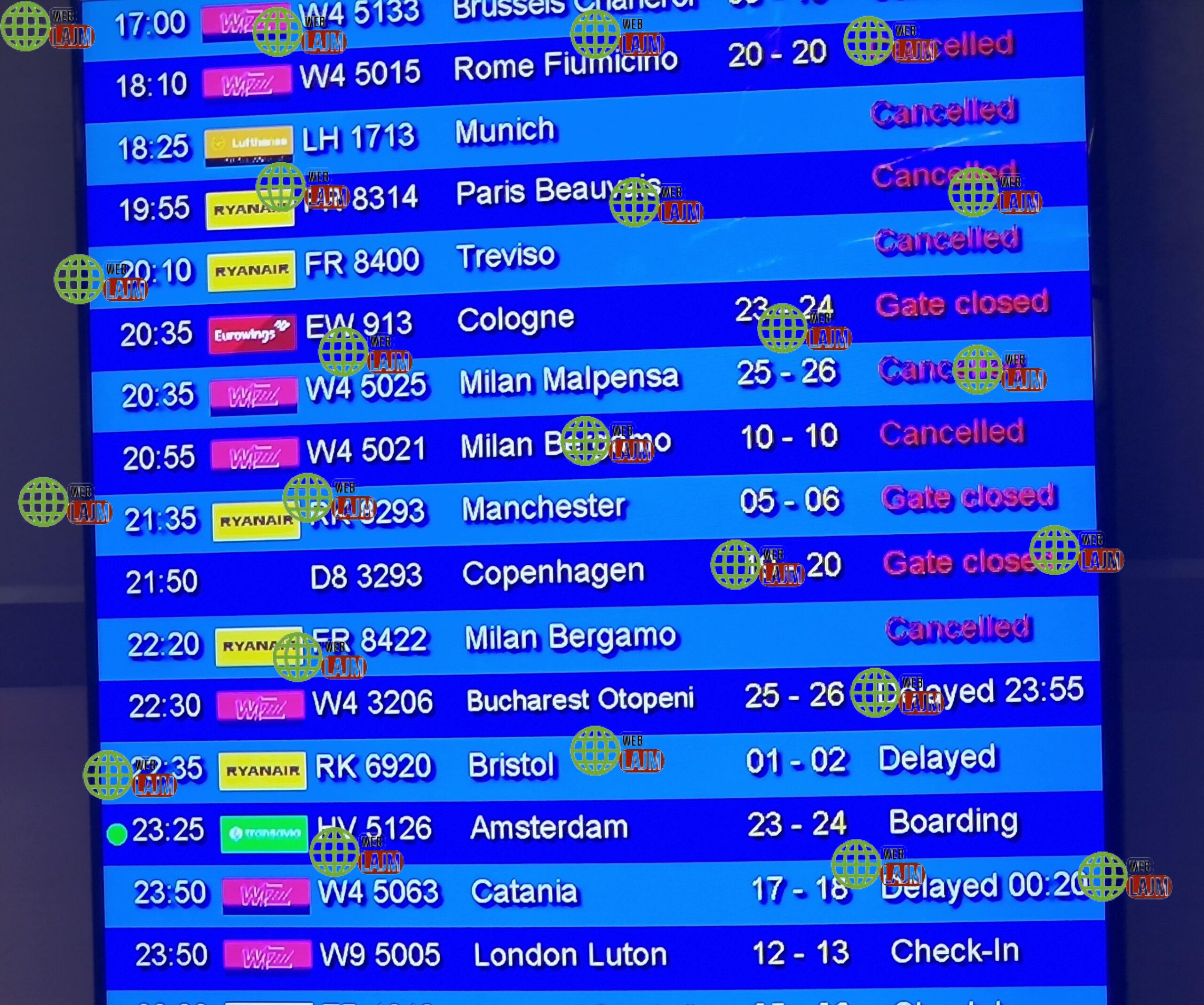 Kaos në Rinas, Wizzair e Rayanair anulojnë mbi 10 fluturime. Mijëra qytetarë në mes të rrugës