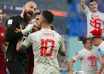 Ndeshja Serbi-Zvicër/ Xhaka në fushë, turma me gjuhë raciste ndaj Kosovës 