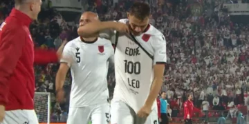 Thyhet “mallkimi” në Tbilisi, Shqipëria mund për herë të parë Gjeorgjinë jashtë fushe dhe rihap garën në Ligën e Kombeve