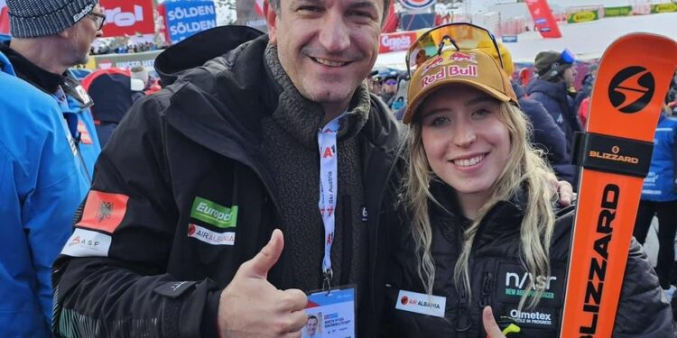 Skiatorja e Tiranës në Podiumin e Garave Botërorë / Foto