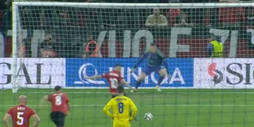 Shqipëria “zgjohet” vonë, Ukraina e rrëzon në 10 minuta nga Liga B