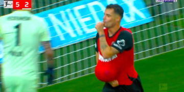 Supergol dhe dedikim i ëmbël, Granit Xhaka zbulon lajmin e bukur me festimin e tij në fitoren e Leverkusen