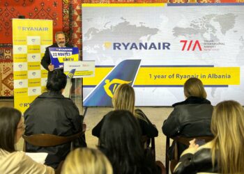 RYANAIR FESTON PËRVJETORIN E PARË NË TIRANË, 6 DESTINACIONE TË REJA