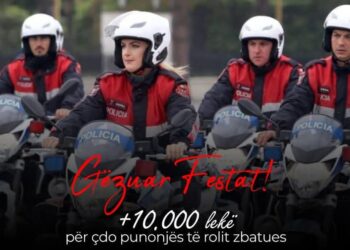 Shpërblim Policave në terren për festën e Vitit të Ri / Ministri Hoxha: Blutë shembull suksesi
