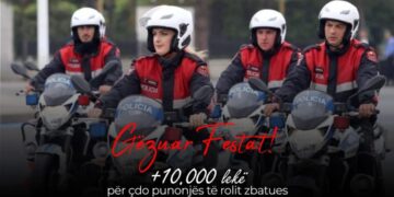 Shpërblim Policave në terren për festën e Vitit të Ri / Ministri Hoxha: Blutë shembull suksesi