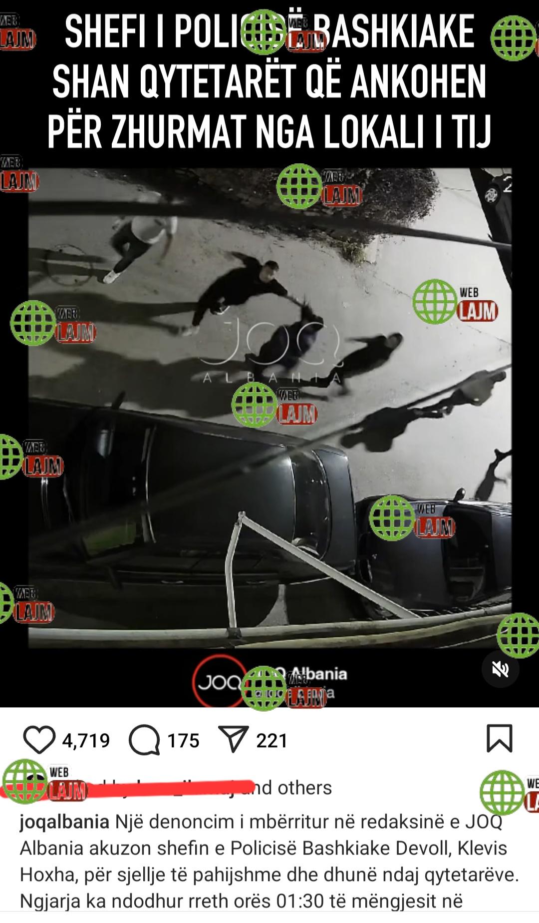 Skandal në Devoll, Kryepolici i Bashkisë dhunon qytetarët e terrorizon pallatin / Dosja e Plotë, Pezullohet nga Posti