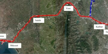 Hekurudha Tiranë-Durrës-Rinas, janë realizuar 80% e punimeve/ 40.7 mln euro hua shtesë, verën e ardhshme pritet përfundimi
