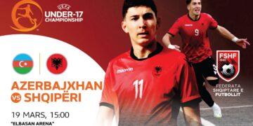 Raundi i 2 i kualifikueseve të EURO U-17/ Shqipëria nesër sfidon Azarbajxhanin në Elbasan Arena