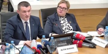 Altin Dumani kreu i SPAK dhe Aida Veizaj Hajnaj drejtuese e BKH-së