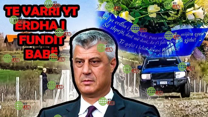 “Erdha i fundit”/ Nuk u lejua në varrim, Hashim Thaçi vendos lule dhe mesazh tek babai
