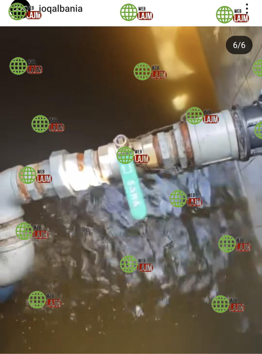 Skandal me ujin e ndotur në Tiranë / UKT punime pa njoftim, depozitat mbushen me dhera e mbetje / Foto-Video