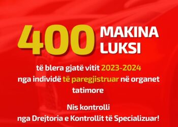 Të pa punë me makina luksi / Tatimet nisin kontrollet në terren, 400 mjete drejt sekuestros