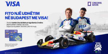 Visa & Credins bank një tjetër bashkëpunim strategjik! Jepi gaz dhe bëhu pjesë e …….