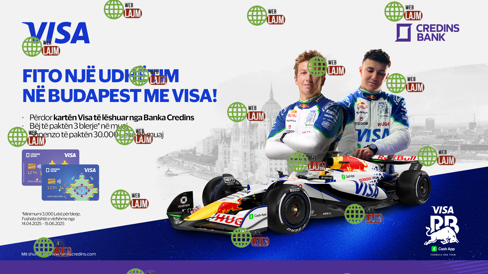 Visa & Credins bank një tjetër bashkëpunim strategjik! Jepi gaz dhe bëhu pjesë e …….