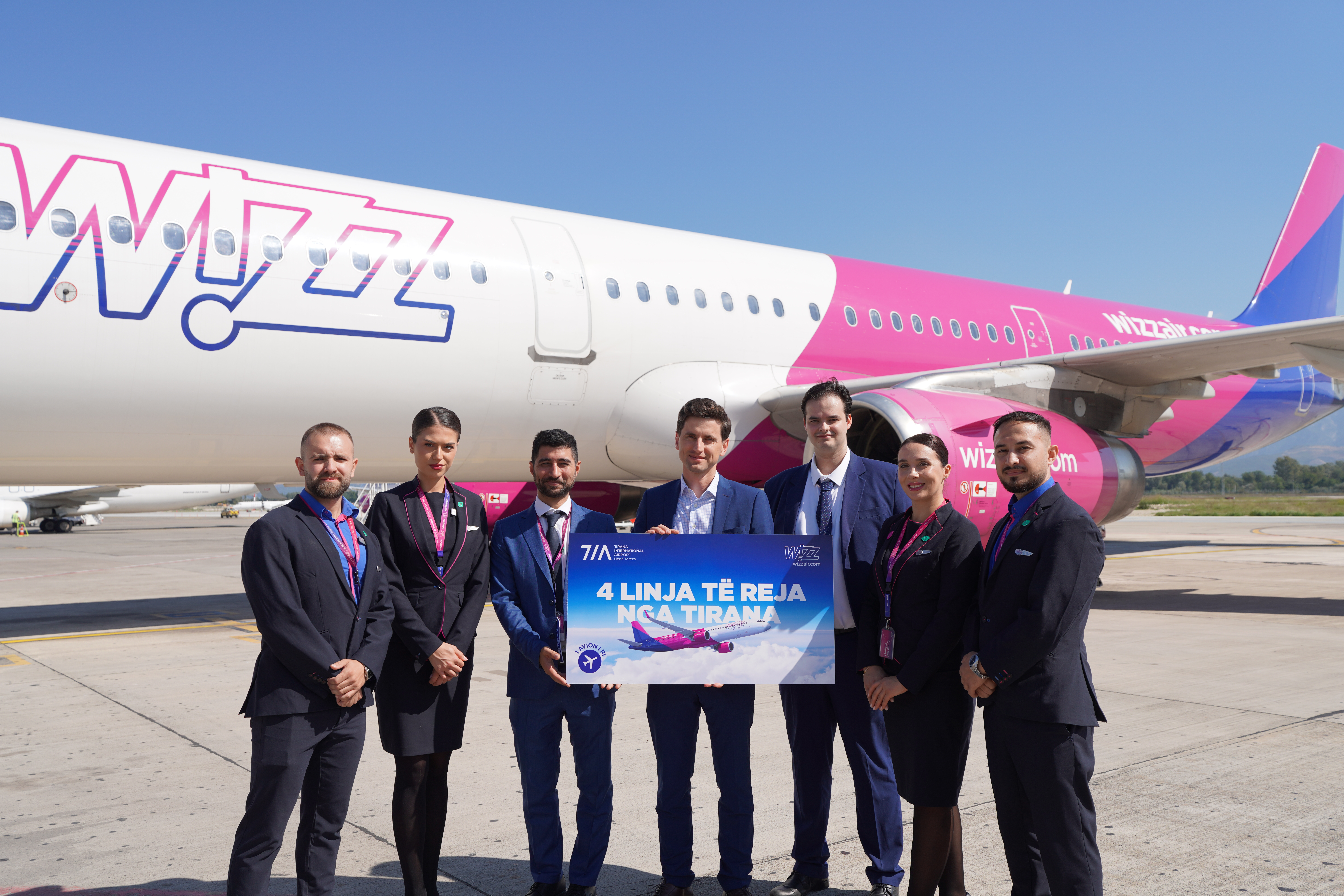 Wizz Air shton 4 destinacione të reja me Tiranën / në 8 vite u përzgjodh nga 19 milion pasagjer