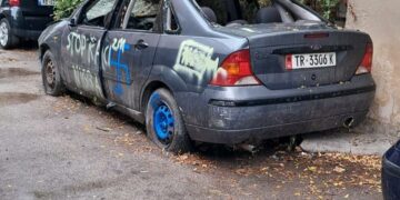 Makina të braktisura,  Policia Bashkiake aksionin masiv në Tiranë / FOTO