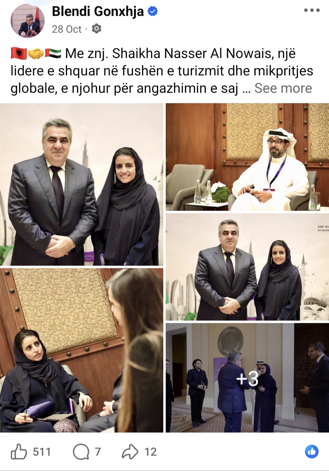 Me taksat e Shqiptarëve / Blendi Gonxhe paguan 2700 euro hotelin në Dubai