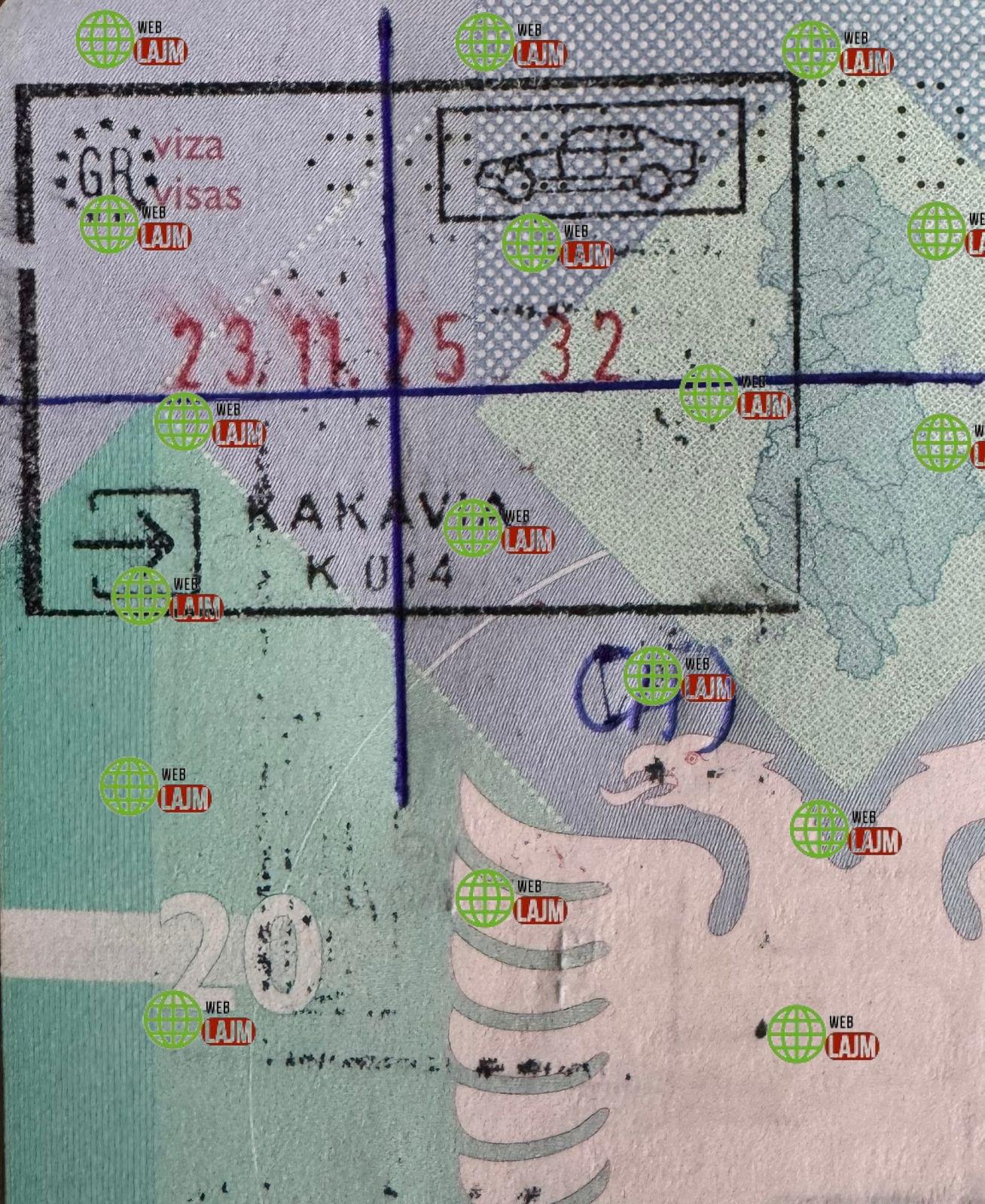 GREQIA SHPALL NONGRATA GAZETARIN ARTAN HOXHA / E NDALON NË KUFI, PAMJET