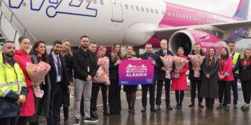 WIZZ AIR FESTON 20 MILIONË PASAGJERË NË AEROPORTIN NDËRKOMBËTAR TË TIRANËS 